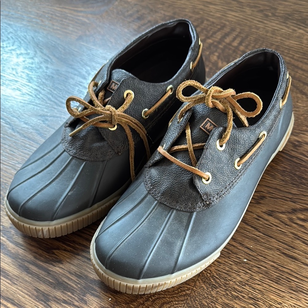 Michael Kors Brown and Tan Rain & Snow shoes
